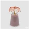 EDG Enzo De Gasperi Lampada da Tavolo Lily H 17,50 Cm D 11 Cm IP20 Pink Scatola Regalo