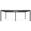 Bizzotto Ocean Pergola Bioclimatica Antracite Alluminio 360×720 cm