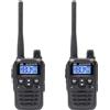 PNI KIT 2 STAZIONI RADIO PORTATILI PNI PMR R45 PRO 446MHz, 0.5W, 99CH programmabile, 16 PMR, VOX, TOT, BCL, Scan, Roger Beep
