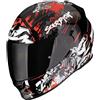 Scorpion Casco Moto Integrale Scorpion EXO-491 SPECTOR Nero Rosso