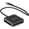 DriverGenius MediaPro CFast | Lettore di Schede CFast 2.0 con USB 3.0 Type-C - Backup Veloce di Foto e Video per Fotocamere DSLR (Alluminio, HB083-C)