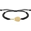 CODEONE Braccialetto racchetta da paddle nylon intrecciato oro e blu | Acciaio inossidabile color oro | Design sportivo artigianale | Racchetta | Confezione regalo