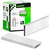 meite Graffette Tipo 90/32 mm a Corona Stretta, 18 Gauge, Graffette Zincate per Graffatrice, Ideali per Tappezzeria, Mobili, Scatole in Legno e Progetti Fai-da-Te - 4.000 Pezzi