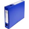 EXACOMPTA Scatola archivio box con bottone blu f.to 25x33cm D 60mm Exacompta
