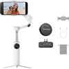 Insta360 Flow 2 Pro Pack Microfono Bianco Gimbal per smartphone AI Stabilizzazione a 3