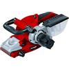 Einhell TE-BS 8540 E Levigatrice a nastro (tensione 230 V, potenza 850 W, velocità nastro 300 - 400 m/min, platorello 75x140 mm, apertura frontale, incl. 1 nastro abrasivo 75x533 mm)