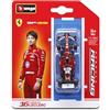 Burago Bburago - F1 Ferrari SF-25#16 Charles Leclerc 2025, Auto Diecast in Scala 1:64, Replica Dettagliata Monoposto Formula 1, Licenza Ufficiale Ferrari, Blister da Collezione, Età Consigliata 14+ Anni