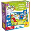 Liscianigiochi- Carotina Quadrotte Tombola Ambienti Lessicali Gioco Educativo Prescolari, dai 3 ai 6 anni, Multicolore, 87501