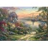 Schmidt 58785 Thomas Kinkade, puzzle da 1000 pezzi, motivo: New England Harbor