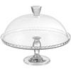 Pasabahce Glasservierschale con Coperchio 95200 Vetro Adatti Al Lavaggio in Lavastoviglie Piatto da Dolci Tortiera 32,2cm