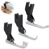 Goktvai 3pz P369 Perline Paillette Speciale Piede Premistoffa, Metallo Perlato Piedini Premistoffa Set Macchina Cucire Piede Punto Dritto Accessori Macchina da Cucire per Abito Sposa