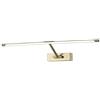 PAPUQ Applique LED da parete per illuminare quadri, specchi, murales, 10 W tradizionale ed elegante, tono di luce calda 3000 K, bronzo anticato, articolato e orientabile. 59 cm