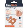 Tecniwork Cerotto callifugo interdigitale - Cerotti per rimuovere i calli, 6 pezzi e 6 dischetti