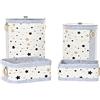 DKD Home Decor Set di cestini, Standard