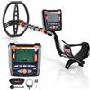 VEVOR Metal Detector per Adulti Kit Rilevatore d'Oro Bobina di Ricerca Impermeabile IP68 con Display 5 Modalità, Lunghezza Regolabile Profondità di Rilevamento 254 mm per Caccia Giardino Spiaggia