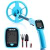 VEVOR Metal Detector per Metalli con Display LCD, Bobina di Ricerca Impermeabile IP68 Profondità di Rilevamento 101,6 mm Frequenza Operativa 3 kHz, Kit Rilevatore d'Oro Metalli da Spiaggia
