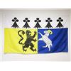 AZ FLAG Bandiera Finistère 90x60 cm Del Finistère Poliestere 100D Asola | Uso interno ed esterno bandiera decorativa doppie cuciture e bordi rinforzati con guaina per asta