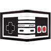 PocketGear Controller di Gioco Retro Epoca d'Oro Classica 8-Bit Portafoglio/Portamonete Bi-Fold Tasca per Monete & Porta Carte, Nero