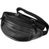 STILORD Terry Marsupio Cintura Pelle Vintage Uomo Donna Borsello da Cintura Elegante Cuoio Vera Zainetto Monospalla per Running Festival Lavoro Colore:nero