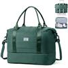 TANTOMI Borsone da viaggio a mano, borsa sportiva da donna, 46 x 23 x 32 cm, borsa da viaggio impermeabile, borsa da viaggio, borsa da allenamento, per la nascita, per le vacanze, il campeggio, Verde
