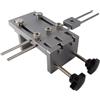 Fafeicy Localizzatore di Guida per Trapano Dima Autocentrante per Legno con Boccole 6/8/10/15mm Kit in Lega di Alluminio Include Punte Accessori