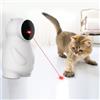 LEMENG Giocattolo Laser per Gatti - 3 Modalità LED Automatico, Vera Traiettoria Casuale, Ricaricabile, Interattivo per Indoor/Gattini/Cani