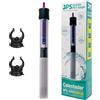BPS BUENA PET SHOP BPS - Riscaldatore per acquario con termostato regolabile per acquari di diverse dimensioni, riscaldamento preciso e uniforme, design sicuro per acqua dolce e salata (modello 2: 150 W) BPS-6053 x 01