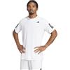 ADIDAS CLUB 3STR TEE WHITE T-Shirt da Uomo
