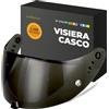 Everalo Visiera Compatibile con Scorpion Exo 520-1400 - 391 - R1 Air (Dark Fume')