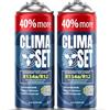 Clima Set Sostituzione gas R134a 2x235 g per aria condizionata auto - per auto 1995-2016 - Refrigeratore per climatizzatore automobilistico - Gas per climatizzatore auto