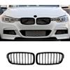Gangying F30 F31 Griglia Anteriore per BMW Serie 3 F30 F31 318d 320d 330d 320i 328i 335i 335i xDrive Griglia 2012 2013 2014 2015 2016 2017 2018 Lastre Singole Nero Lucido