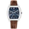 Tommy Hilfiger Orologio Analogico Multifunzione al Quarzo Marrone con Cinturino in Pelle Marrone - 1710760