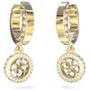 GUESS Orecchini Guess 4G Crush JUBE04165JWYGT-U acciaio inossidabile