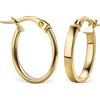 Miore Orecchini Donna Cerchio Oro Giallo 9 Kt / 375