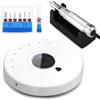 Enniewi Fresa per Unghie Professionale,Manicure e Pedicure, Lima Per Unghie Elettrica, Trapano Elettrico per Rimozione Gel/Smalto, Nail Drill, per unghie acriliche gel e Pedicure, Bianco