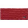 Eisbär Fascia per capelli da donna e da uomo, colore rosso, in lana merino unisex, con pile che protegge da freddo e vento, cappuccio morbido, caldo, traspirante dall'Austria