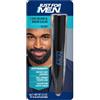 Just For Men Pennello per barba e sopracciglia, 1 giorno, per una copertura istantanea dei capelli grigi in 1 passaggio, spazzolare, lavare, per un look più spesso e ben definito, nero reale