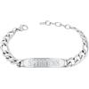 Amor Bracciale Scorpions in acciaio inox/nylon, unisex, per uomo e donna, in confezione coordinata, Mittelgroße, Acciaio inossidabile, Nessuna pietra preziosa