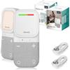 LIONELO Babyline 2.2 Baby monitor Audio con luce notturna, Portata fino a 400 m Comunicazione bilaterale Modalità Risparmio EcoVox, Batteria fino a 12h, Regolazione Volume (Babyline 2.2)