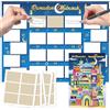 DPKOW Ramadan Calendario dell'Avvento Gratta e Vinci Personalizzato, Sorprese Biglietti Ramadan Calendario Gratta e Vinci Fai Da Te per Famiglia Coppie Amici
