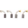 Générique 2 paia di spazzole di carbone 103A/CB-103 per Makita HM0810 HM0871C HM0810B HM0810T - 6 x 10 x 16 mm