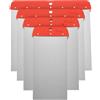 McBlast 4 Pz Spatole Giapponesi, Set Spatole per Stucco per Carrozzeria, 50/80/100/120 mm Spatola per Carta da Parati, Spatola Carta da Parati in Acciaio Inox, Utensili per Pittura Vernice Tappezzeria