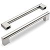 Amerdeco 5 pezzi Maniglie per Mobili da Cucina Argento Maniglie cucina Distanza fori 192 mm armadietti in acciaio inossidabile per mobili da cucina Decorazioni per la casa…