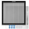 PRESIONQI Tavolo da lavoro laser a nido d'ape, Tavolo a Nido d'Ape Laser 500x500x22 mm Honeycomb Laser Bed, Engraver Desktop Protection, adatto per taglierina laser e incisioni laser