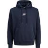 JACK & JONES Jjcorp Graphic Sweat Hood Noos, Blu Minerale, M
