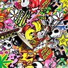 4R Quattroerre.it Foglio Pellicola Adesivo Sticker Bomb, Small, 35 x 50 cm