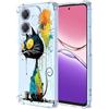 YUXING Cover Trasparente per OPPO A5 Pro 5G 4G - Custodia Protettiva Sottile in TPU Morbido Antiurto con Carino Motivo Disegno Cool (Black Cat)