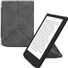 kwmobile Custodia Pieghevole Compatibile con Pocketbook Verse/Pro/Color/Vivlio Light Cover - Cover Magnetica Pelle PU eReader con Stand - antracite