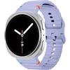 SOLOLUP Robusto Cinturino Silicone Sportivo per Samsung Galaxy Watch 8 40mm 44mm/8 Classic Band 46mm Uomo Donna,Morbido Impermeabile Cinturini One Click Sport Cinturino per Samsung Watch 8/8 Classic Strap
