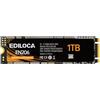 Ediloca EN206 1TB 3D NAND TLC M.2 SSD, M.2 2280 SATA III 6Gb/s SSD Hard Drive interno, velocità di lettura/scrittura fino a 550/480 MB/s, compatibile con Ultrabook, Tablet Computer e Mini PC